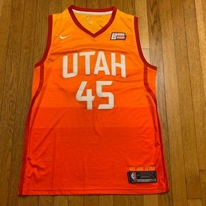 NIKE NBA Donovan Mitchell Jersey (5 For the Fight) UTAH JAZZ *Sewn On*